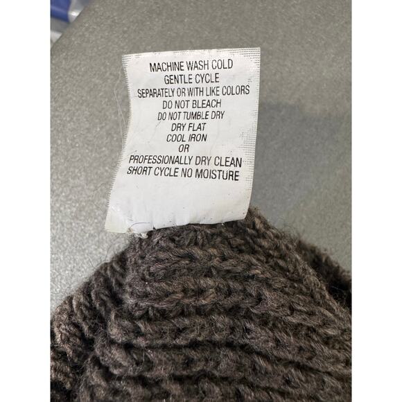 Daniele Blasi Italy Wool Blend Button Front Cardigan Sweater Brown S - Picture 5 of 9